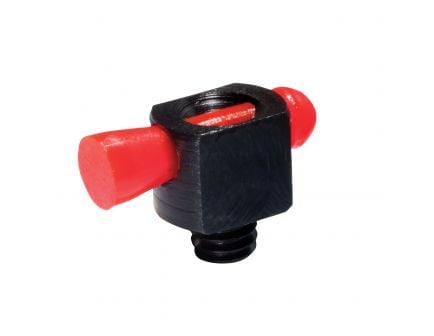 Hiviz Spark II Front Threaded Bead Replacement Sight for Most Vent-Ribbed Shotguns, Red - BD1008R