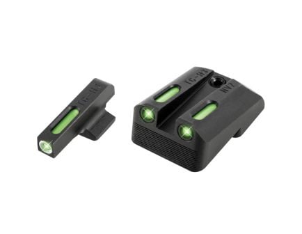 TruGlo Brite-Site TFX Front/Rear 3-Dot Day/Night Sight Set for 1911 5" Government 9mm Luger/40 S&W Handgun - TG13NV2A