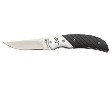 Browning Prism II Clip Point Compact Folding Pocket Knife, 2.5", Black - 3225662