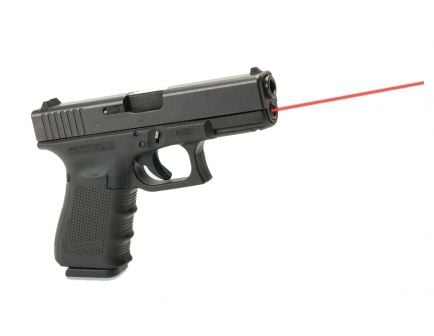 LaserMax Red Guide Rod Laser for Glock 19 Gen 4 Pistols, Black - LMS-G4-19