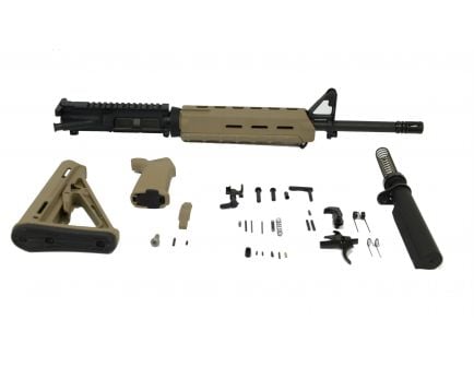 Photo of an ar 15 moe kit containing a PSA 16" 5.56 upper. 