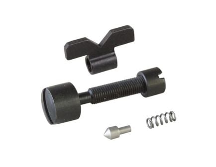 Brownells 0.12" V-Notch Rear Sight Kit Fits Smith & Wesson J-Frame, Black