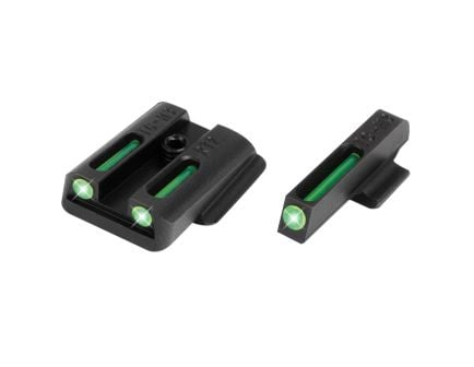 TruGlo Brite-Site TFO Sight Set for Ruger LC Pistol, Green Front/Rear - TG131RT2