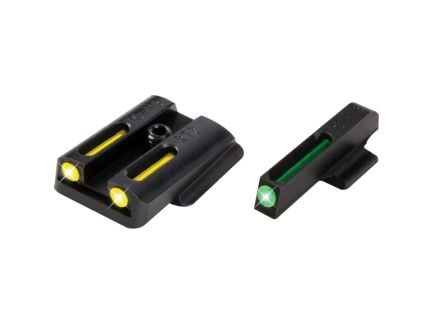 TruGlo Brite-Site TFO Sight Set for Ruger LC Pistol, Green Front/Yellow Rear - TG131RT2Y