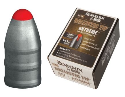 Benjamin Sheridan Nosler Extreme .357 Ballistic Tip Pellet, 25/pack - BPN357