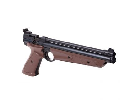 Crosman American Classic .177 Pellet/BB Air Pistol, Brown/Blk - P1377BR