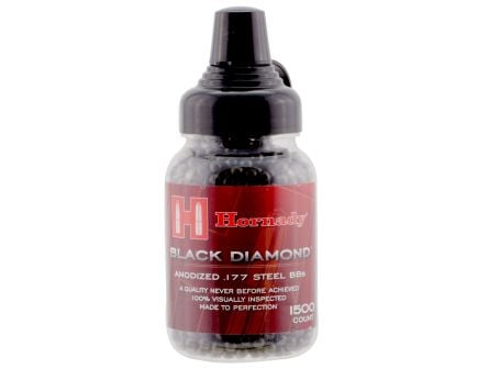 Umarex Hornady Black Diamond .177 BBs, 1500/Plastic Bottle - 2211056