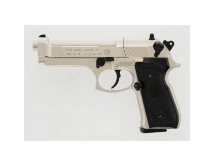 Beretta M 92 FS .177 Pellet Air Pistol, Nickel/Blk - 2253001