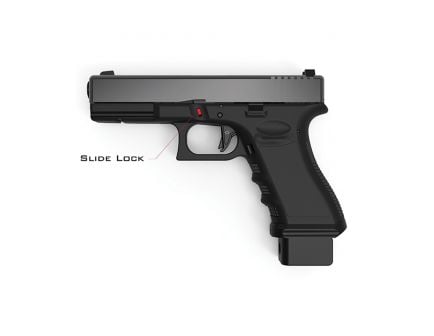 Cross Armory Extended Slide Lock for Full Frame Glocks Gen 1-4 Pistols, Black - CRGSLBK