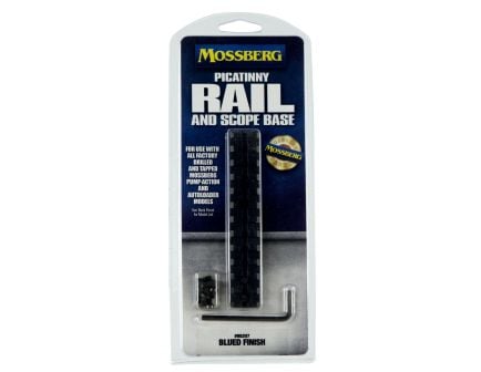 Mossberg Steel Standard 1-Piece Picatinny Rail/Scope Mount, Blue - 95207