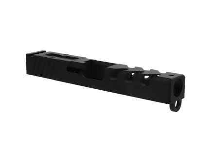 Tacfire Slide w/ RMR Cut and Cover Plate for Glock 19 Gen 3 Pistol, Cerakote Graphite Black - GLKSL19