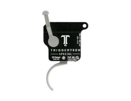 Triggertech Rem 700 Special Single-Stage Traditional Curved Right Hand Trigger w/o Bolt Release for Remington 700 Rifle, Stainless - R70SBS13TNC