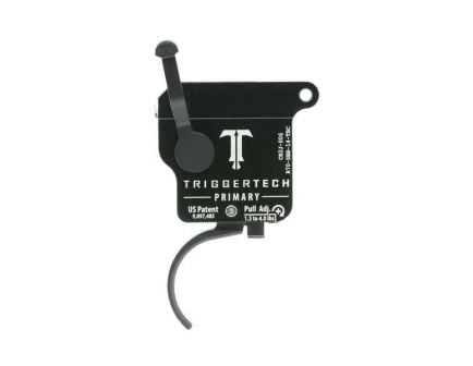 Triggertech Rem 700 Primary Single-Stage Traditional Curved Trigger w/ Bolt Release for Remington 700 Rifle, Black - R70SBB14TBC