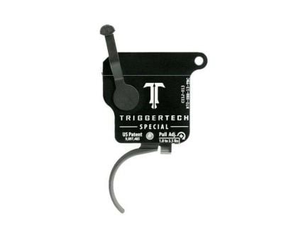 Triggertech Rem 700 Special Single-Stage Traditional Curved Trigger w/ Bolt Release for Remington 700 Rifle, Black - R70SBB13TBC