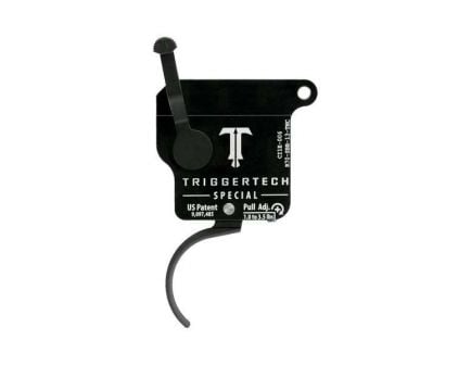 Triggertech Rem 700 Special Single-Stage Traditional Curved Right Hand Trigger w/o Bolt Release for Remington 700 Rifle, Black - R70SBB13TNC