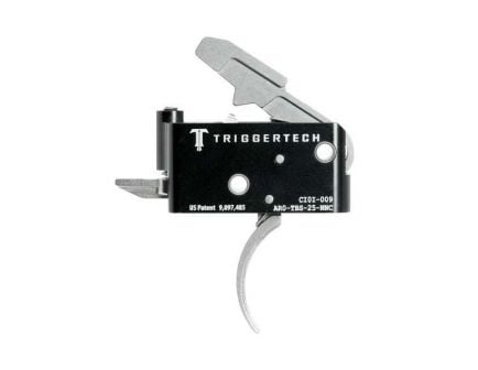 Triggertech Adaptable AR Primary Short 2-Stage Traditional Curved Trigger w/ Bolt Release for AR Bolt Action Rifle, Stainless - AROTBS25NNC