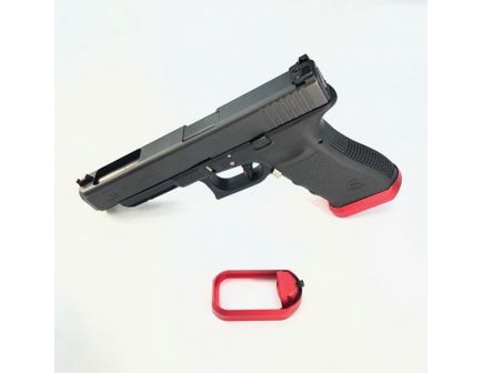 Cross Armory Flared Magwell for Glock Gen 1 to 3 Pistols, Red - CRGFMWRD