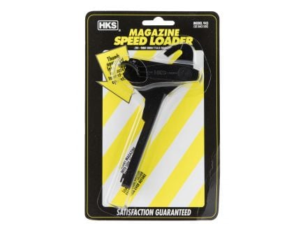 HKS Single Stack 9mm/.380 Plastic Adjustable Magazine Speedloader, Black - 943