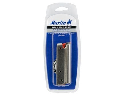 Marlin Firearms 10 Round .22lr/.17 Hornady Mach 2 Detachable Magazine, Nickel - 71902