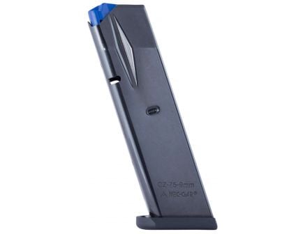 Mec-Gar 10 Round 9mm 75 Limited Detachable Magazine, Blue - MGCZ7510B