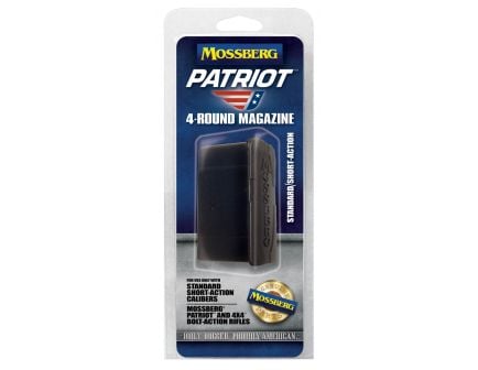 Mossberg 4 Round .243/.308 Win/7mm-08 Rem/6.5 Crd Detachable Magazine, Black - 95347