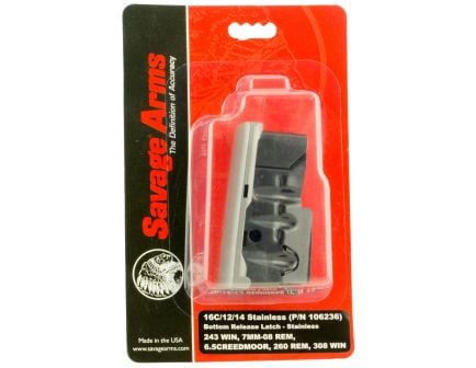Savage Arms 3 Round .300 Win Mag/.375 Ruger Detachable Magazine, Stainless Steel - 55124