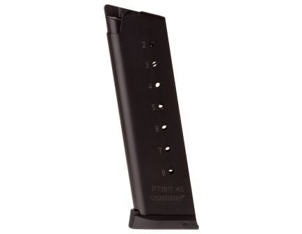 Taurus 8 Round .45 ACP 1911 Commander Detachable Magazine, Black - 358001301