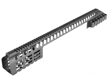 Aim Sports M-LOK 24.9" 6061 T6 Aluminum 7-Rows Modular Rail System, Black - MTMSG870