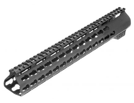 Aim Sports KeyMod 15" AR-15/M4 Handguard, Anodized Black - MTK556R