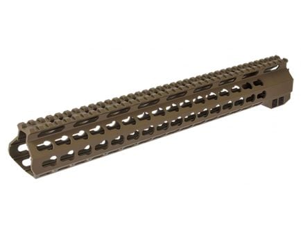 Aim Sports 7 KeyMod AR-15 Gen II Handguard, Burnt Bronze Cerakote - MTK556RCBB