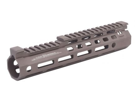 Cloud Defensive CORv1 9.55" 6061 T6 Aluminum Optimized Rail, Hardcoat Anodized Flat Dark Earth - CORV11FDE