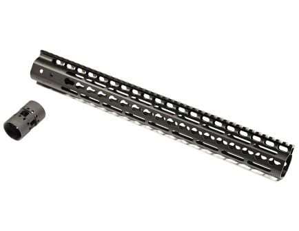 Noveske NSR KeyMod 16.7" M16 Handguard, Hardcoat Anodized Black - 05000456