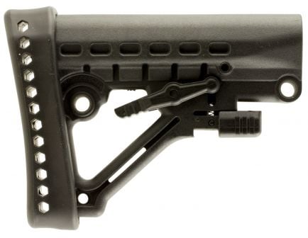 Mission First Tactical Archangel Polymer Heavy-Duty Collapsible Buttstock, Black - AA120