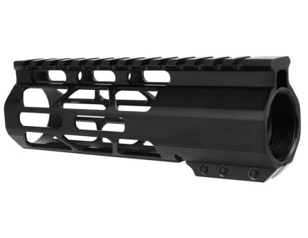 Tacfire Slim M-LOK 6" AR-15 Free Float Handguard, Black - HG08-6-N