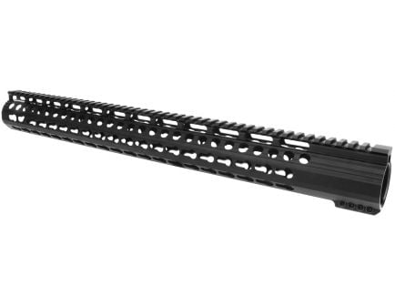 Tacfire Slim M-LOK 19.25" AR-15 Clamp-on Style Free Float Handguard, Type III Hardcoat Anodized Black - HG02-308-M-19.25