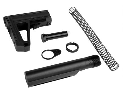 Trinity Force Defender L2 Stock Kit, Hardcoat Anodized Black - WTAL02B