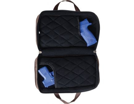Allen Double Handgun Case, Brown - 50-15
