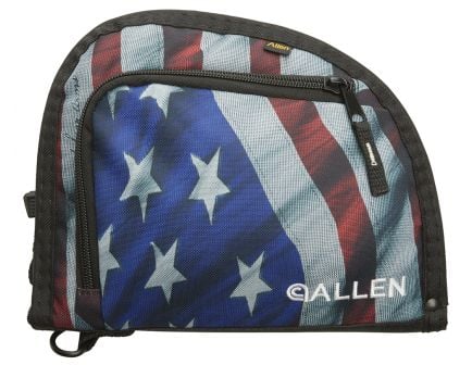 Allen Victory Auto-Fit Handgun Case, Textured USA Flag w/ Black Trim - 7719