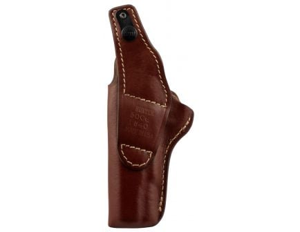 Hunter Company Pro-Hide Right Hand Colt Government/Combat High Ride Holster w/ Thumb Break, Brown - 5000-6