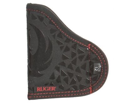 Allen Size 12 Right Hand Ruger LCP/LCP II Stash Holster, Black/Red - 27212