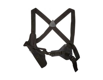 Uncle Mike's Sidekick Size 4 Right Hand 7" to 8.5" Medium/Long Autos Vertical Shoulder Holster, Textured Black - 83041