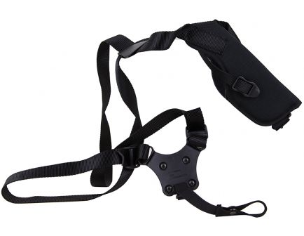Blackhawk Adjustable Right Hand 4" Medium/Large Autos Vertical Shoulder Holster, Textured Black - 40VH02BK-R