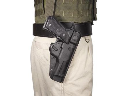 DeSantis Gunhide Stryker Size 9 Right Hand Beretta 92 Holster, Smooth/Textured Black - 108KA86Z0