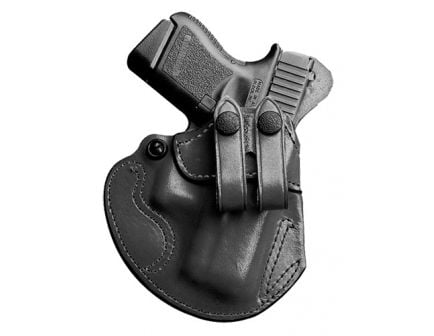 DeSantis Gunhide Cozy Partner Right Hand S&W M&P Shield 9mm/.40 Holster, Smooth Black - 028BAX7Z0