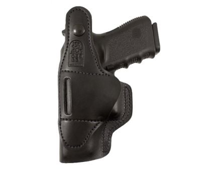 DeSantis Gunhide Dual Carry II Right Hand Glock 26/27/33 Inside/Outside the Waistband Holster, Smooth Black - 033BAE1Z0