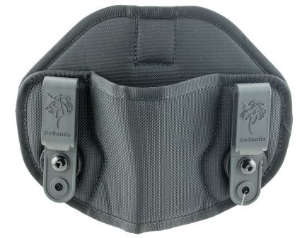 DeSantis Gunhide Vanquisher Ambidextrous Hand Medium/Large Auto Inside-The-Waistband Holster, Black - M71BJG2Z0