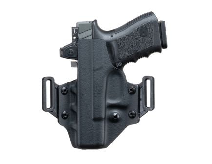 Crucial Concealment Covert Ambidextrous Hand Glock 17 Outside-The-Waistband Holster, Black - 1000