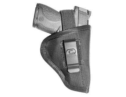 GSM Outdoors The Undercover Ambidextrous Hand 1" to 1.5" Micro Low-Profile Inside/Outside-The-Waistband Conceal Carry Holster, Textured Black - CRF-TUSA1M-1