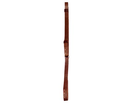Hunter Company Adjustable Military Sling, 1.25" Swivel, Brown - 200125