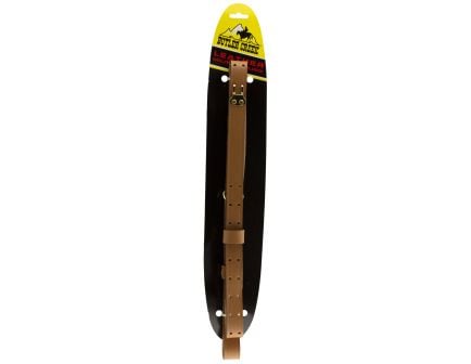 Butler Creek Military Sling and Carry Strap, 44" x 1", Plain Brown - 26112